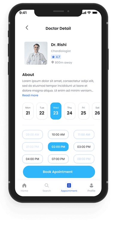 Doctor Detail Screen