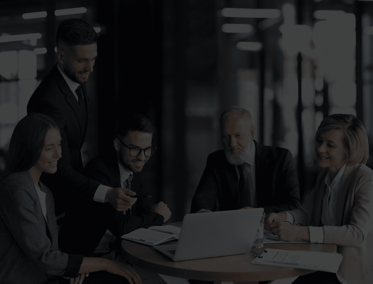 Portfolio hero section