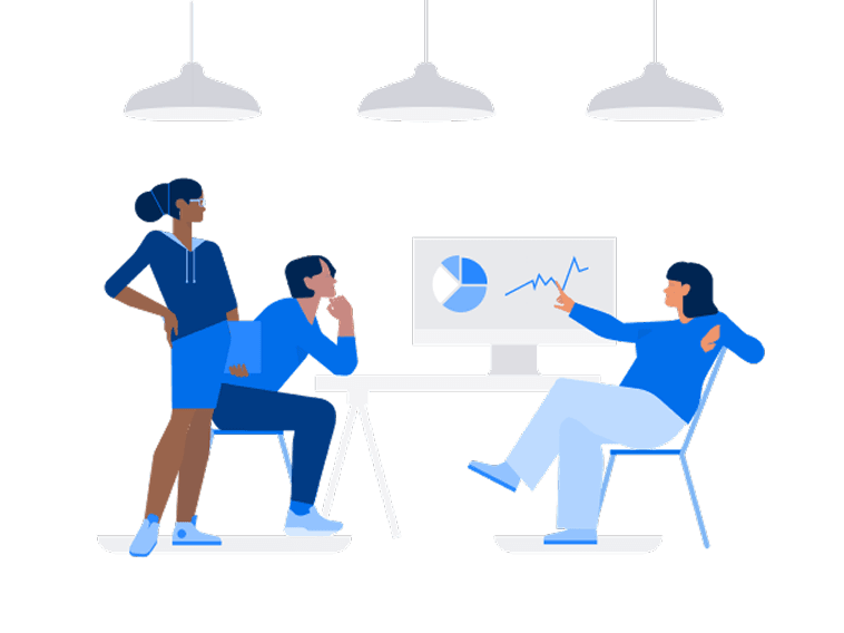 Colleagues discussing